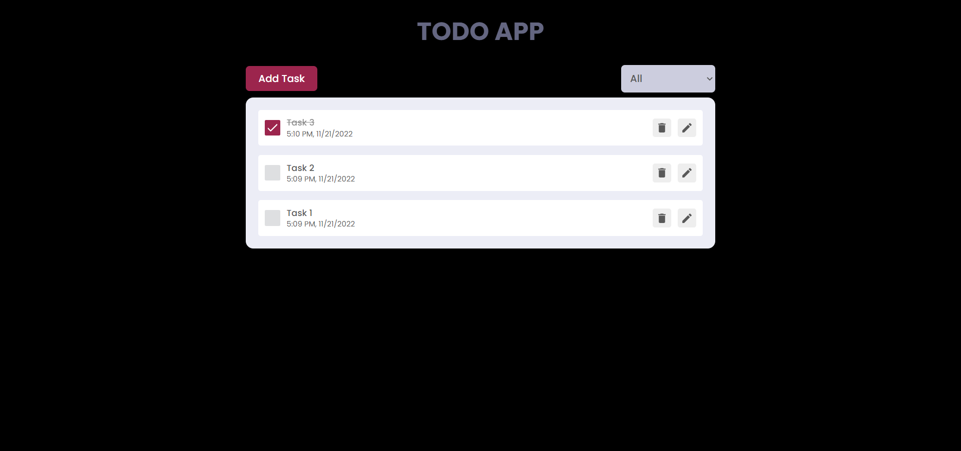 Advanced Todo App